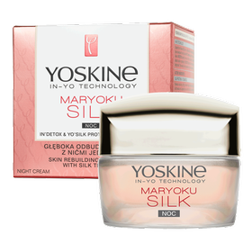 Yoskine Maryoku Silk Night Cream, Rebuilding treatment with silk threads